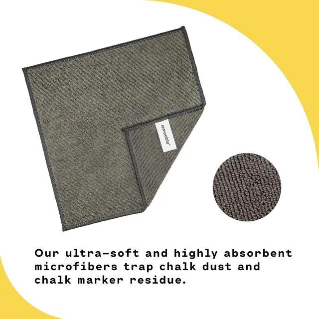 Alt view image 4 of 6 - Non-Toxic Chalkboard Cleaner Spray & Microfiber Cleaning Cloth, 8 oz.