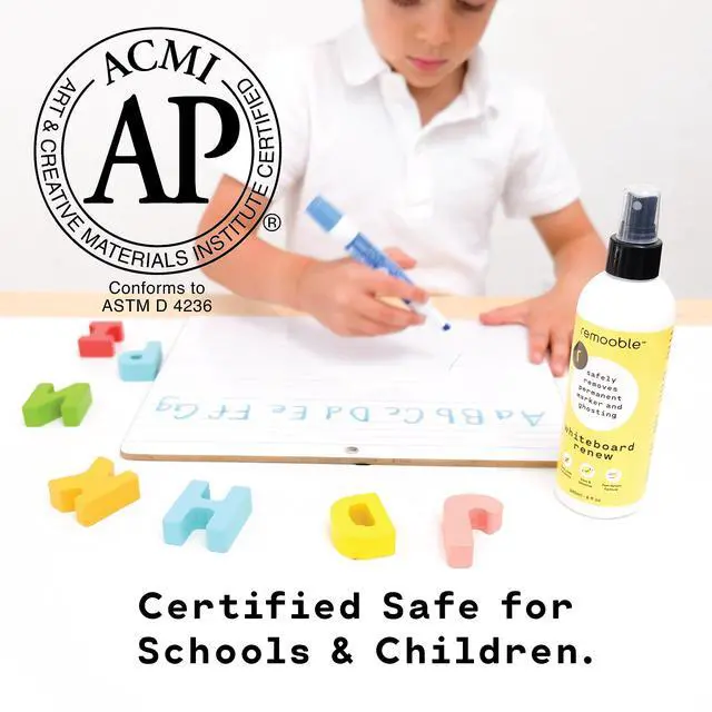 Alt view image 7 of 7 - Dry Erase Whiteboard Cleaner Spray - Safely Removes Tough Stains and Ghosting, 8 oz.