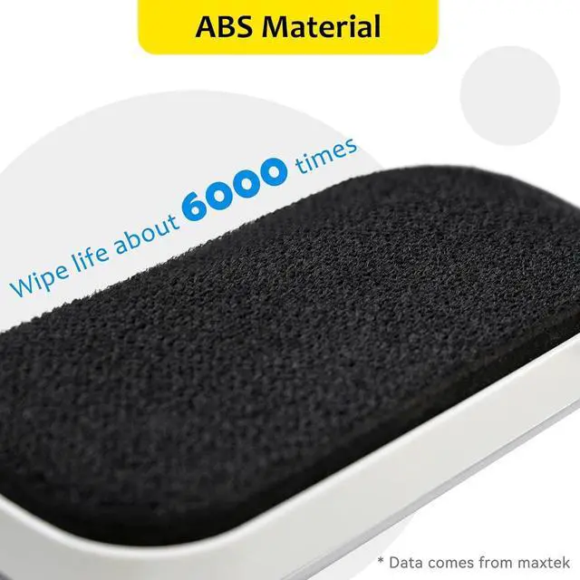Alt view image 5 of 7 - Magnetic Dry Erase Eraser, 2 Pack, for Glass Board, Calendar, Whiteboard, Office and School Supplies (Pure White)