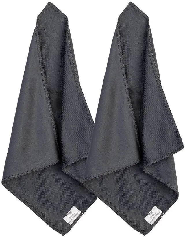 Main image of 2 Pack Whiteboard Cleaning Cloth, Dry Erase Cleaning Cloth for Classroom, Home and Office Use, Reusable and Washable, Grey, 12" x 12"