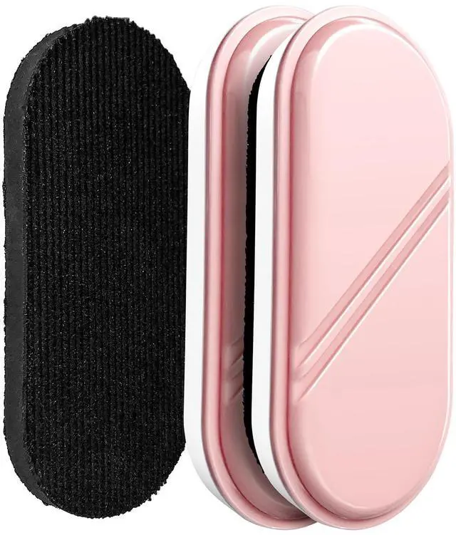 Main image of Dry Erase Board Eraser, Magnetic Detachable Whiteboard Eraser 2-Pack, White Board Erasers for Classroom, Glass Board Cleaner, Dry Erase Marker Eraser for Office School Home (Pink)