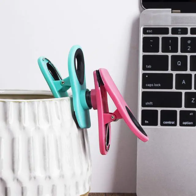 Alt view image 7 of 7 - Magnetic Bag Clips, 12 Pack, Assorted Colors, Bag Clips