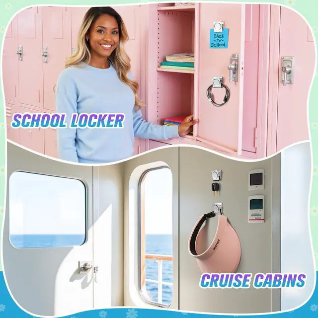 Alt view image 5 of 7 - 12 Pack Large Magnetic Clips Heavy Duty, Strong Magnet Clips for Notes, Fridge Magnets, Refrigerator Magnets Clip for Organization, Chip Clip Magnets for Whiteboard, Classroom, Cruise, Office