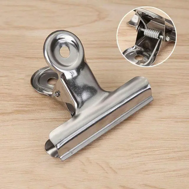 Alt view image 2 of 6 - 18 Pack Stainless Steel Chip Bag Clips Heavy Duty Food Bags Clamp Clips for Kitchen Office School, 3 Sizes(3In, 2.5In, 2In)