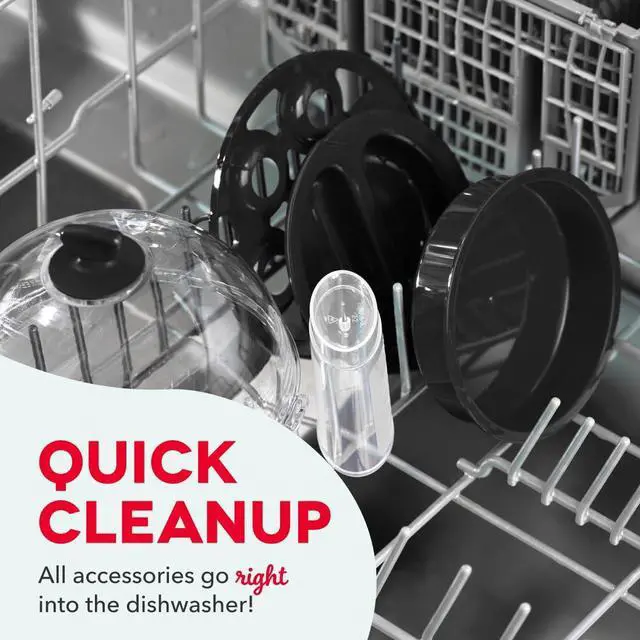 Alt view image 7 of 7 - Egg Cooker - Boiler, Poacher & Steamer - Includes Measuring & Recipe Guide - Dishwasher Safe - Holds 12 Eggs, Black