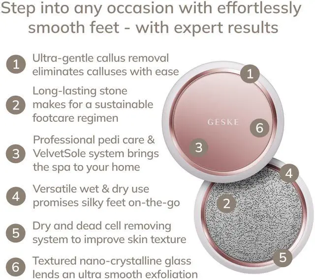 Alt view image 2 of 7 - Dual Foot Smoothener | 8 in 1 | Two-Sided Foot File | Pumice Stone & Nano-Crystalline Glass | For Soft, Smooth Feet | Advanced Callus Removal & Exfoliation | Ideal for Your Pedicure Set