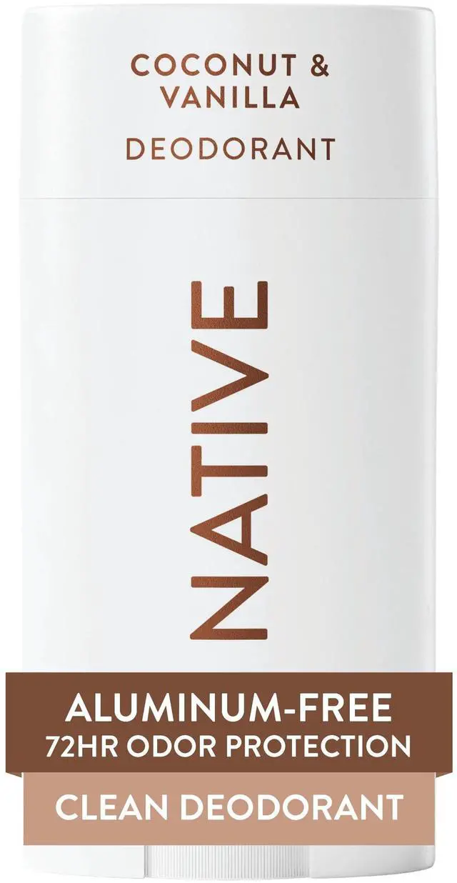 Main image of Native Deodorant Contains Naturally Derived Ingredients, 72 Hour Odor Control, Deodorant for Women and Men, Aluminum Free, Coconut & Vanilla 2.65oz