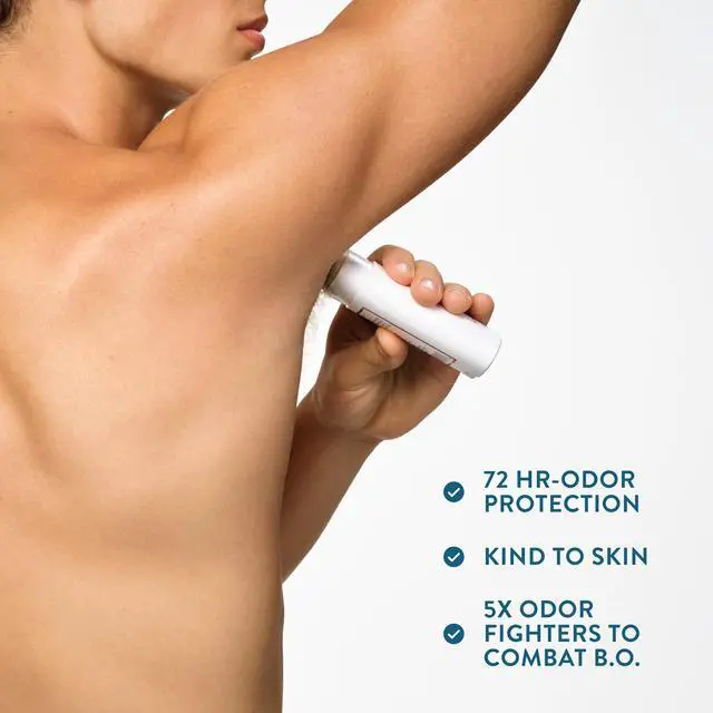 Alt view image 6 of 7 - Aluminum Free Deodorant, Sea Salt & Cedar, Large Size Stick, 72 Hour Odor Control, for Women & Men, Contains Naturally Derived Ingredients, 3.1 oz