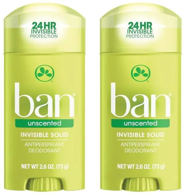 Main image of Anti-Perspirant Deodorant Invisible Solid Unscented 2.60 oz (2 pack)