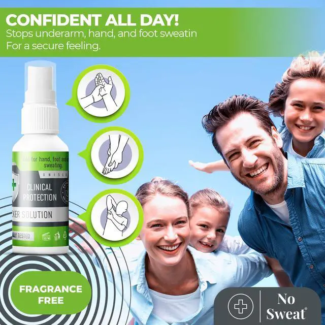 Alt view image 3 of 7 - Maximum Strength Antiperspirant Spray, Strong Deodorant for Excessive Sweating & Hyperhidrosis Treatment, Lasts up to 7 Days -50ml) Packing May Vary