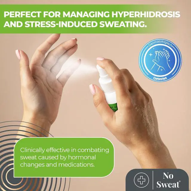Alt view image 4 of 7 - Maximum Strength Antiperspirant Spray, Strong Deodorant for Excessive Sweating & Hyperhidrosis Treatment, Lasts up to 7 Days -50ml) Packing May Vary