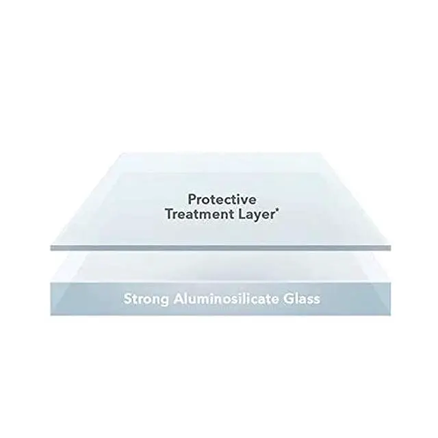 Alt view image 5 of 7 - InvisibleShield Glass Elite+ Screen Protector for iPhone 11 and iPhone XR Anti-Microbial Technology, Smudge-Free ClearPrint, Extreme Shatter, Impact and Scratch Protection