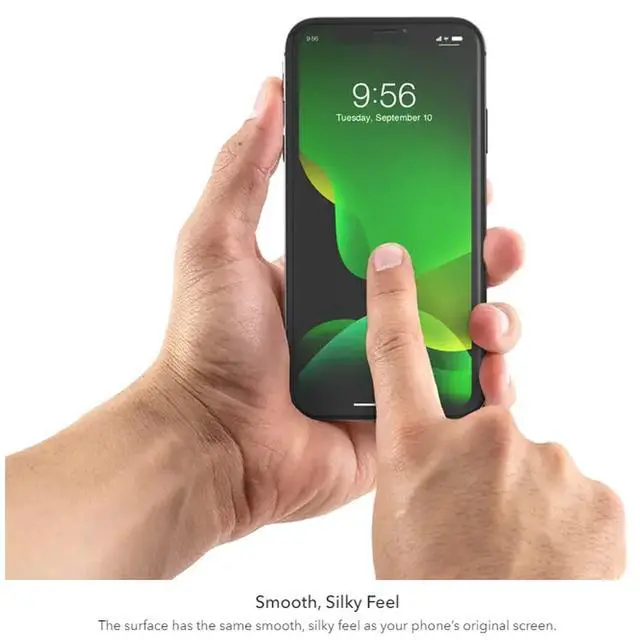 Alt view image 4 of 6 - InvisibleShield Glass Elite Edge Screen Protector for iPhone 11 and iPhone XR Tempered Glass, Smudge-Free ClearPrint, Extreme Shatter, Impact and Scratch Protection