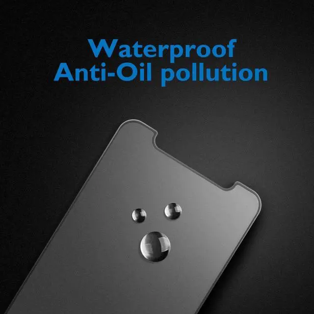 Alt view image 5 of 6 - 2 Pack Matte Glass Screen Protector for iPhone XR/iPhone 11 Anti-Glare & Anti-Fingerprint Tempered Glass Clear Film Case Friendly Easy Install Bubble Free - Smooth as Silk Amazing Touch