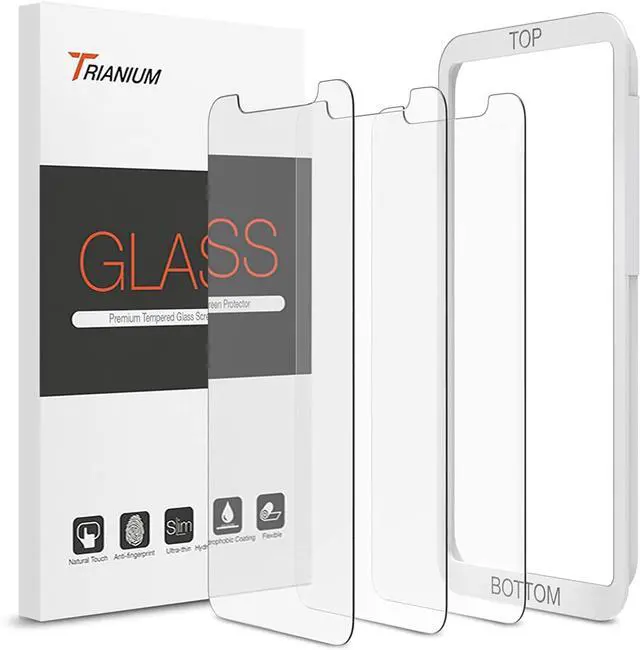 Main image of Tempered Glass Screen Protector Designed for Apple iPhone 11 (2019) / iPhone XR (2018), 3 Pack HD 0.25mm Glass 9H Film (w/Alignment Case Tool included)