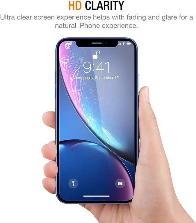Alt view image 5 of 5 - Tempered Glass Screen Protector Designed for Apple iPhone 11 (2019) / iPhone XR (2018), 3 Pack HD 0.25mm Glass 9H Film (w/Alignment Case Tool included)