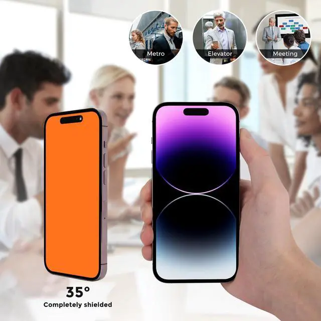 Alt view image 7 of 7 - Privacy Screen Protector for iPhone Air6.5 inch- Flexible film Anti-blue light, anti-glare, anti-scratch, filter screenultraviolet