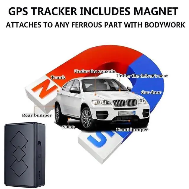 Alt view image 5 of 7 - Mini GPS Tracker for Vehicles - Tracker Device for Vehicles No Subscription No Monthly Fee Car Tracker Device Hidden Magnetic Real-Time Tracking GPS Tracker for Cars Kids Dogs