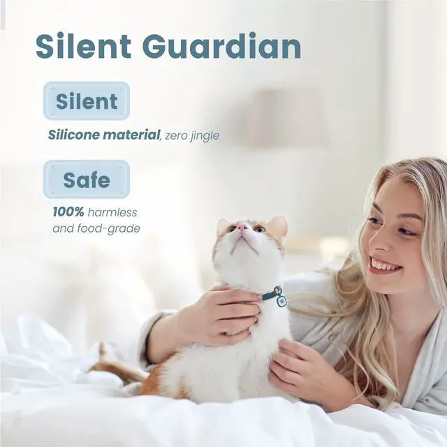 Alt view image 6 of 7 - Silent Silicone Dog ID Tag, Modifiable Pet Online Profile and Emergency Contacts, Scan QR for Instant Location Alerts, 1 Pack (Deep Sea Blue)
