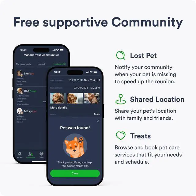 Alt view image 6 of 7 - Dog GPS Tracker for Dogs, 4G LTE Real Time Tracking & Geo-Fence Alert, Waterproof-Long-Life Battery Pet Tracking Device for Small Medium Large Dogs, Collar-Compatible(Subscription Required)