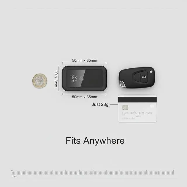 Alt view image 3 of 7 - Mini GPS Tracker for Vehicles, Pets & Luggage Real Time Hidden Magnetic Car Tracker Device Wireless GPS Locator with Voice Recording & Easy Setup