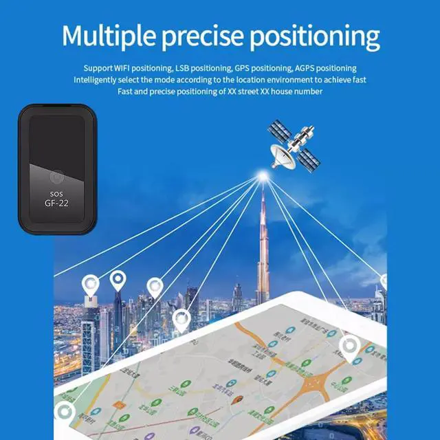 Alt view image 5 of 7 - Mini GPS Tracker for Vehicles, Pets & Luggage Real Time Hidden Magnetic Car Tracker Device Wireless GPS Locator with Voice Recording & Easy Setup