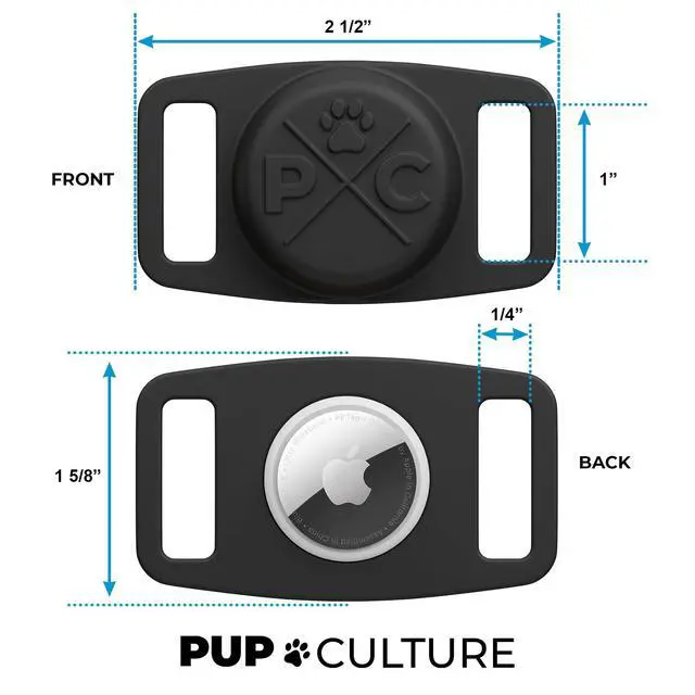 Alt view image 3 of 7 - AirTag Dog Collar | Durable & Protective Dog AirTag Holder - Track Your Pet Using Apple AirTag Technology - Dog Collar AirTag Holder -for Dogs and Cats