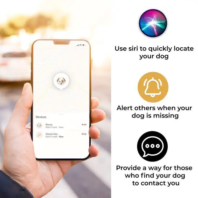 Alt view image 6 of 7 - AirTag Dog Collar | Durable & Protective Dog AirTag Holder - Track Your Pet Using Apple AirTag Technology - Dog Collar AirTag Holder -for Dogs and Cats