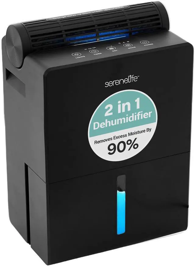 Main image of Dehumidifier, Quiet 2-in-1 Thermoelectric & Desiccant Dehumidifiers for Home, 85 oz Tank Drying Base w/Small Room Attachment, Smart Humidity Control for Basement, Bathroom, Bedroom, Closet