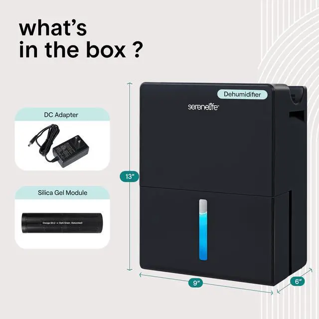 Alt view image 2 of 2 - Dehumidifier, Quiet 2-in-1 Thermoelectric & Desiccant Dehumidifiers for Home, 85 oz Tank Drying Base w/Small Room Attachment, Smart Humidity Control for Basement, Bathroom, Bedroom, Closet