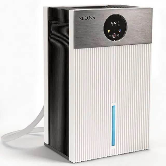 Main image of Mini Dehumidifiers for Home(650sq.ft), Small Quiet Dehumidifier with Drain Hose 66 OZ Water Tank 4 Timer Auto Defrost and Shutoff Sleep Mode, Ideal for Bathroom, Bedroom, Closet, RV