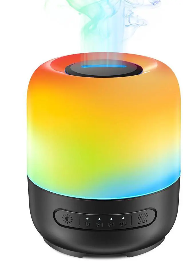 Main image of Essential Oil Diffuser, 300ml Ultrasonic Aromatherapy Oil Diffuser & Humidifier with 7 Color Night Lights, Quiet 20dB Operation for 12 Hours, for Home, Bedroom, Office (1)