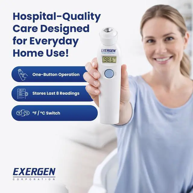 Alt view image 5 of 7 - 2000C+ Temporal Artery Thermometer Fast & Accurate Forehead Thermometer for Adults, Kids & Babies