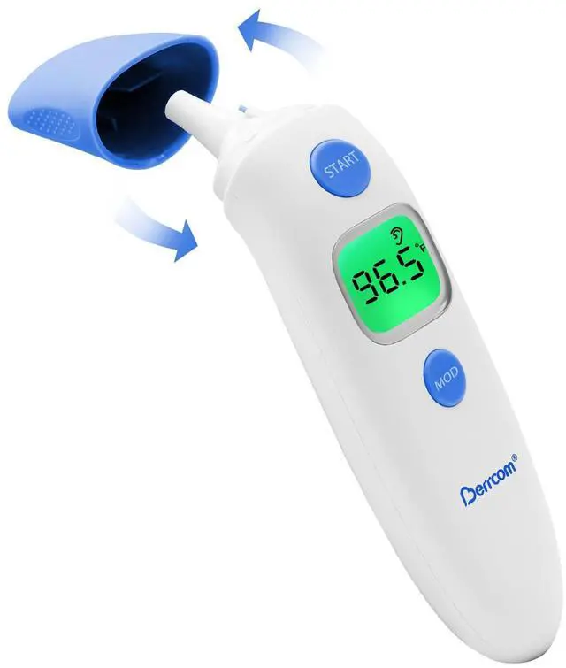 Main image of 3 in 1 Forehead and Ear Thermometer Indoors Non-Contact Backlight Body Object Temperature Checking Sensor Touchless Digital Thermometer with Fever Alert