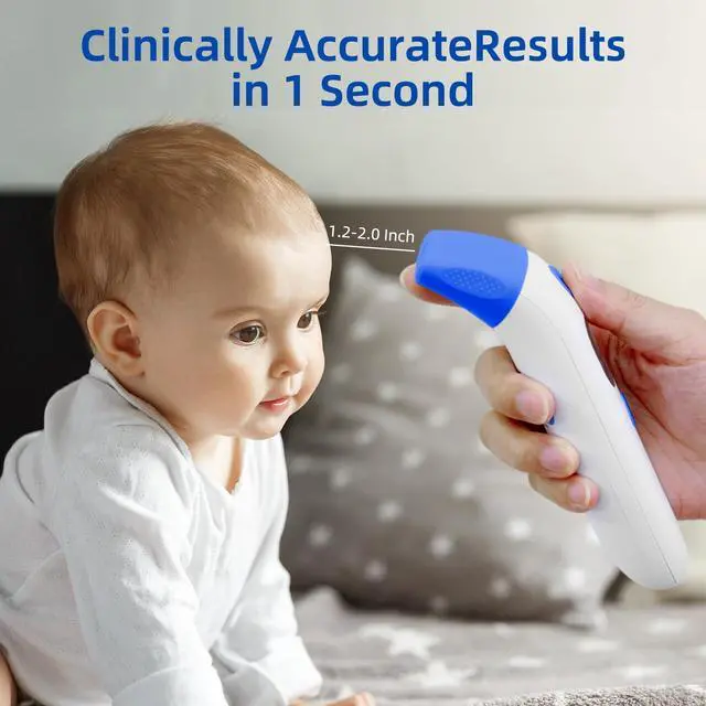Alt view image 6 of 7 - 3 in 1 Forehead and Ear Thermometer Indoors Non-Contact Backlight Body Object Temperature Checking Sensor Touchless Digital Thermometer with Fever Alert