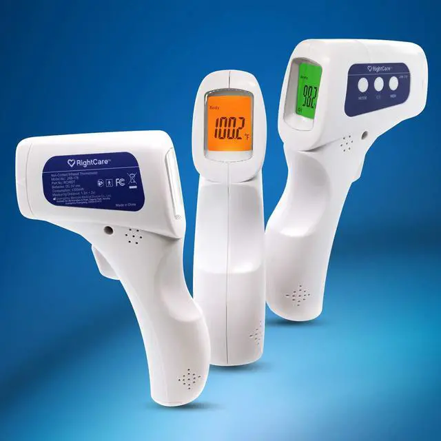 Alt view image 3 of 6 - No-Touch Infrared Forehead Thermometer with Instant Results for School, Home, and Businesses, 1 Count