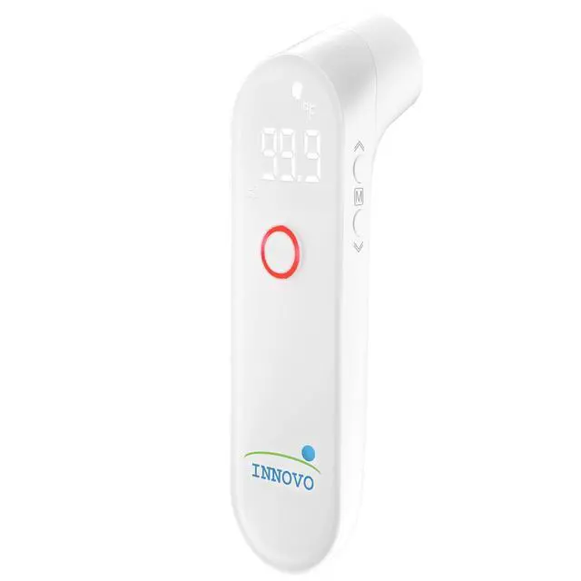 Alt view image 3 of 7 - Touchless Digital Forehead Basal Thermometer, Non-Contact with Fever Alert Detection