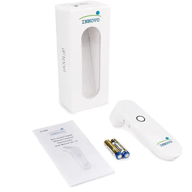 Alt view image 7 of 7 - Touchless Digital Forehead Basal Thermometer, Non-Contact with Fever Alert Detection