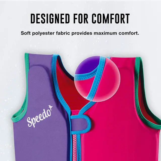 Alt view image 3 of 5 - Unisex-Child Swim Flotation Classic Life Vest Begin to Swim UPF 50