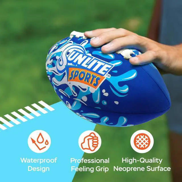Alt view image 2 of 7 - Waterproof Football, Outdoor Play, For Pool Beach Lake Park Water Toy, For Kids Children Teens Adults, Family Fun