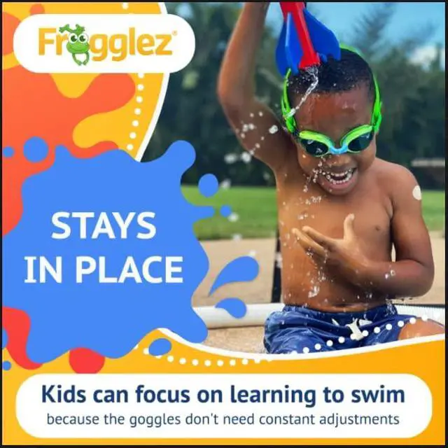 Alt view image 5 of 6 - Anti-Fog Swimming Goggles for Kids under 10 (Ages 3-10) Recommended by Swim Instructors; Premium Pain-Free Strap - Mermaid