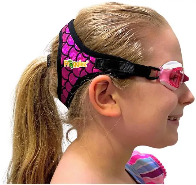 Main image of Anti-Fog Swimming Goggles for Kids under 10 (Ages 3-10) Recommended by Swim Instructors; Premium Pain-Free Strap - Mermaid