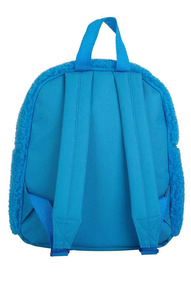 Alt view image 3 of 7 - Toddler Cookie Monster Backpack, Back to School Bookbag for Toddler, Plush Zippered Bag