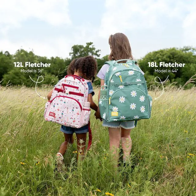 Alt view image 3 of 7 - Medium Disney Pixar Toddler Backpack for School Girls and Boys | Kindergarten Elementary Kids Backpack | Fletcher Collection | Kids - 15" tall | Pixar Mashup on Blue