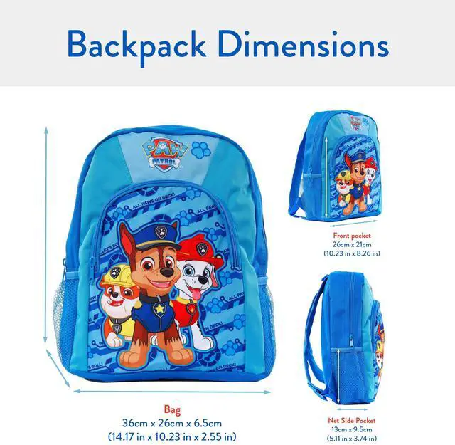 Alt view image 3 of 7 - Backpack | Chase Rubble Marshall Boys Backpacks | School Bag for Kids