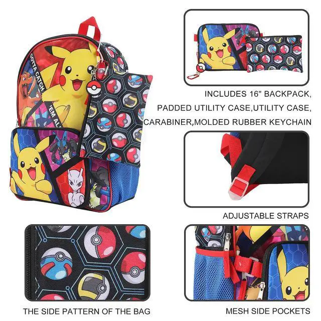 Alt view image 5 of 7 - Boys, Youth Five-Piece Backpack Set (Little Kid/Big Kid), Aop, One Size