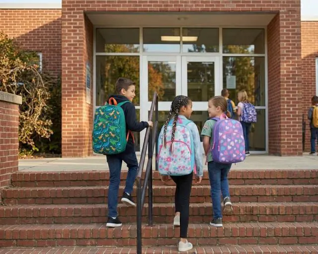 Alt view image 6 of 7 - 15 Inch Kids Backpacks for Boys & Girls | Preschool, Kindergarten, Elementary School Backpacks with Adjustable, Padded Straps (Prehistoric Pals)