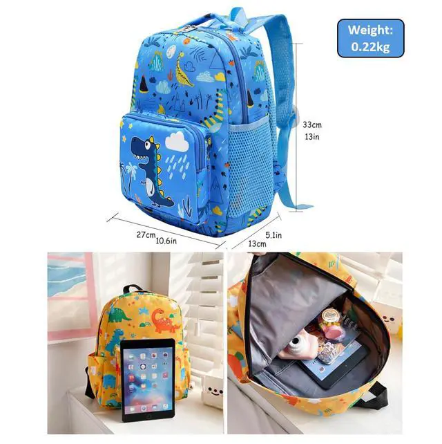 Alt view image 3 of 7 - 13 inch Kids Toddler Preschool Travel Backpack Cute Cartoon Backpack For Girls Boys Baby