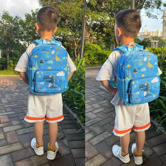 Alt view image 5 of 7 - 13 inch Kids Toddler Preschool Travel Backpack Cute Cartoon Backpack For Girls Boys Baby