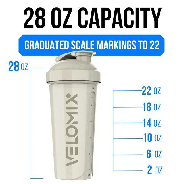 Alt view image 4 of 7 - 6 Pack 28 oz Protein Shaker Bottle for Mixes - 6 Wire Whisk Balls | Leak Proof Cups for Supplements | BPA-Free Gym & Fitness (Earth Tones Collection)
